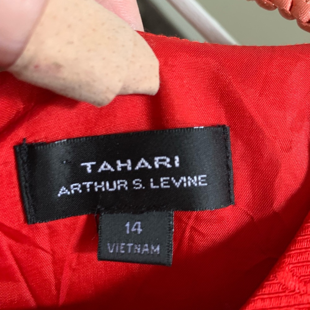 Beautiful bright red dress. Worn once, and change of employment.